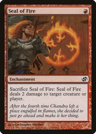 Seal of Fire [Duel Decks: Jace vs. Chandra] | Fandemonia Ltd