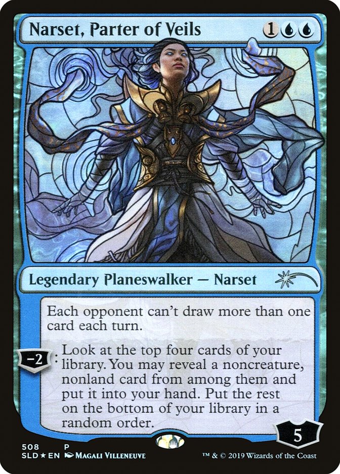 Narset, Parter of Veils (Stained Glass) [Secret Lair Drop Promos] | Fandemonia Ltd