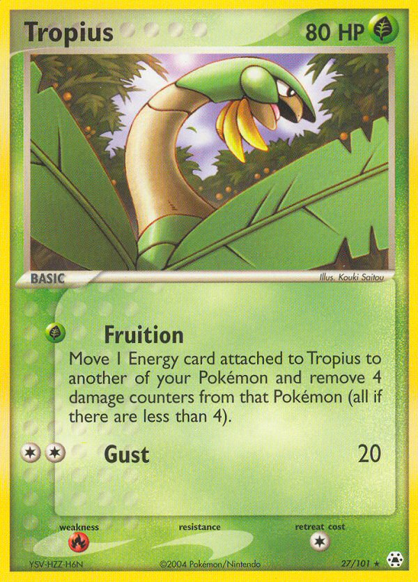 Tropius (27/101) [EX: Hidden Legends] | Fandemonia Ltd