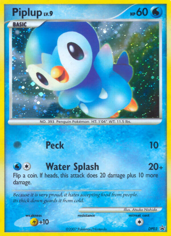 Piplup (DP03) [Diamond & Pearl: Black Star Promos] | Fandemonia Ltd