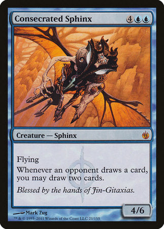 Consecrated Sphinx [Mirrodin Besieged] | Fandemonia Ltd