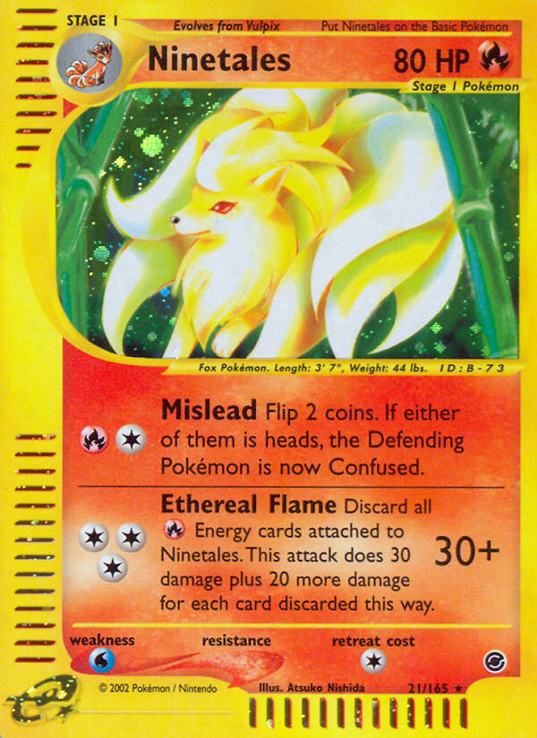 Ninetales (21/165) [Expedition: Base Set] | Fandemonia Ltd