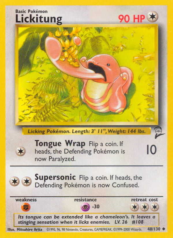 Lickitung (48/130) [Base Set 2] | Fandemonia Ltd