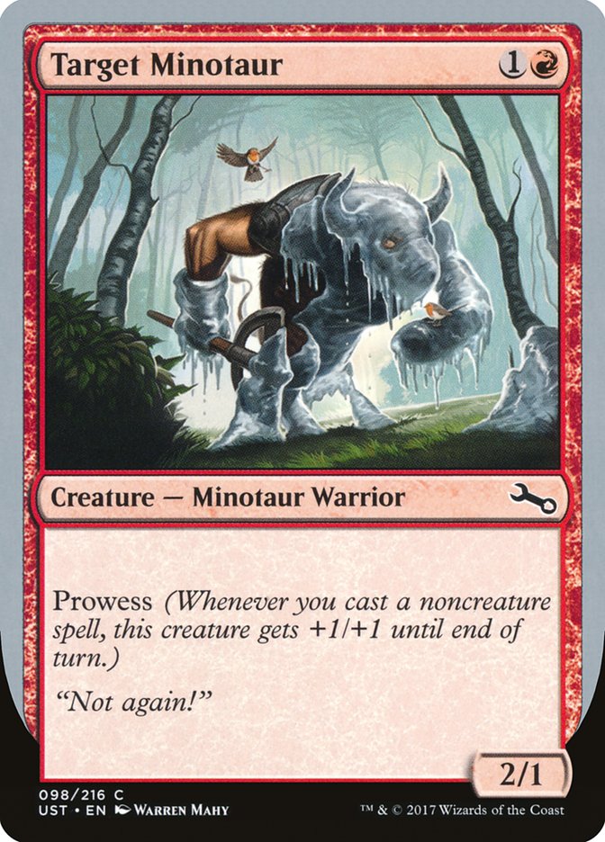 Target Minotaur (Ice Art) [Unstable] | Fandemonia Ltd