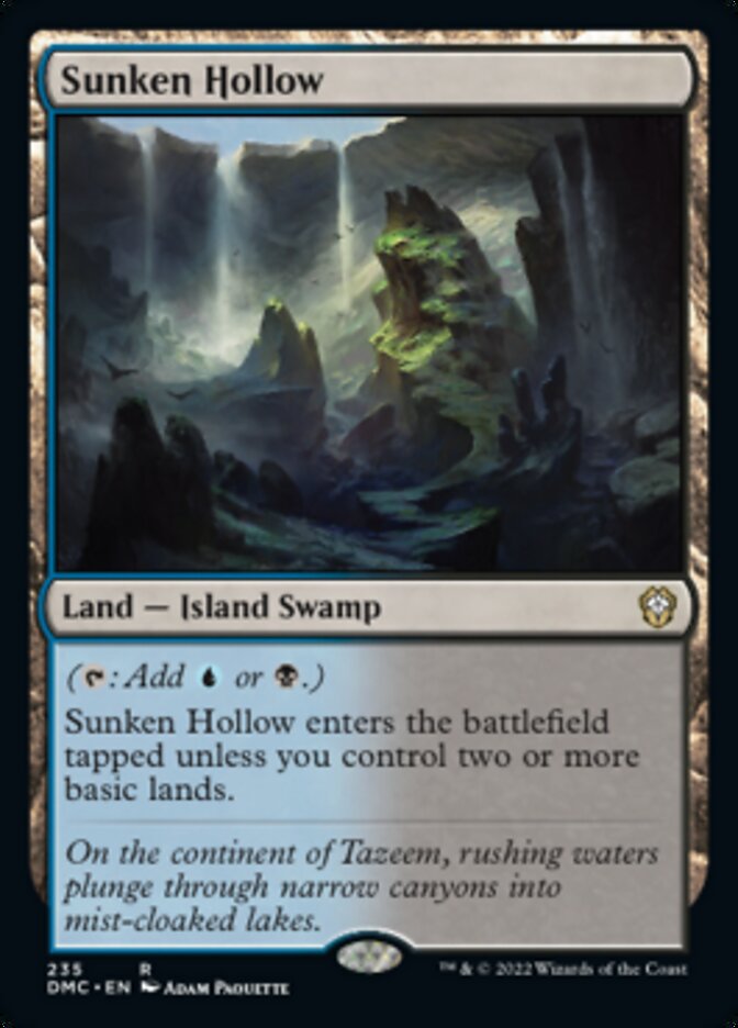 Sunken Hollow [Dominaria United Commander] | Fandemonia Ltd