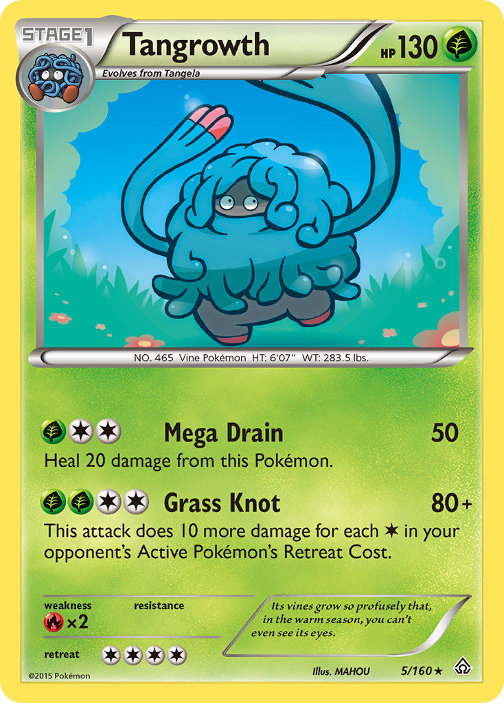 Tangrowth (5/160) [XY: Primal Clash] | Fandemonia Ltd