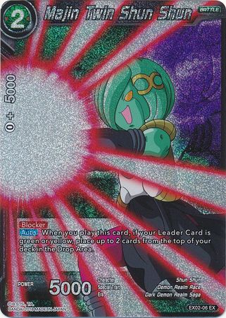 Majin Twin Shun Shun (Foil) (EX02-06) [Dark Demon's Villains] | Fandemonia Ltd