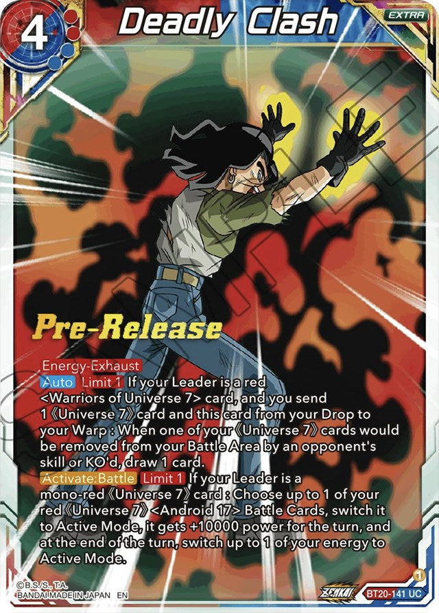 Deadly Clash (BT20-141) [Power Absorbed Prerelease Promos] | Fandemonia Ltd