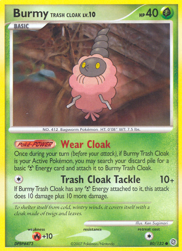 Burmy Trash Cloak (80/132) [Diamond & Pearl: Secret Wonders] | Fandemonia Ltd