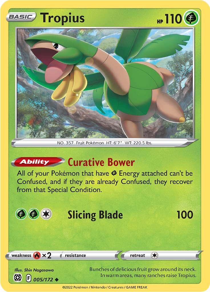 Tropius (005/172) [Sword & Shield: Brilliant Stars] | Fandemonia Ltd