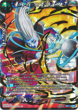 Whis, Keeper of Universe 7 (DB1-032) [Dragon Brawl] | Fandemonia Ltd