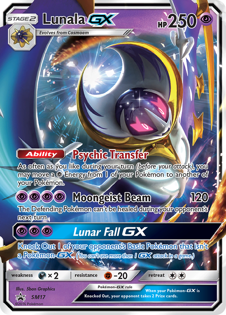 Lunala GX (SM17) [Sun & Moon: Black Star Promos] | Fandemonia Ltd