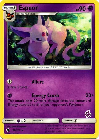 Espeon (89/214) (Mewtwo Deck) [Battle Academy 2020] | Fandemonia Ltd