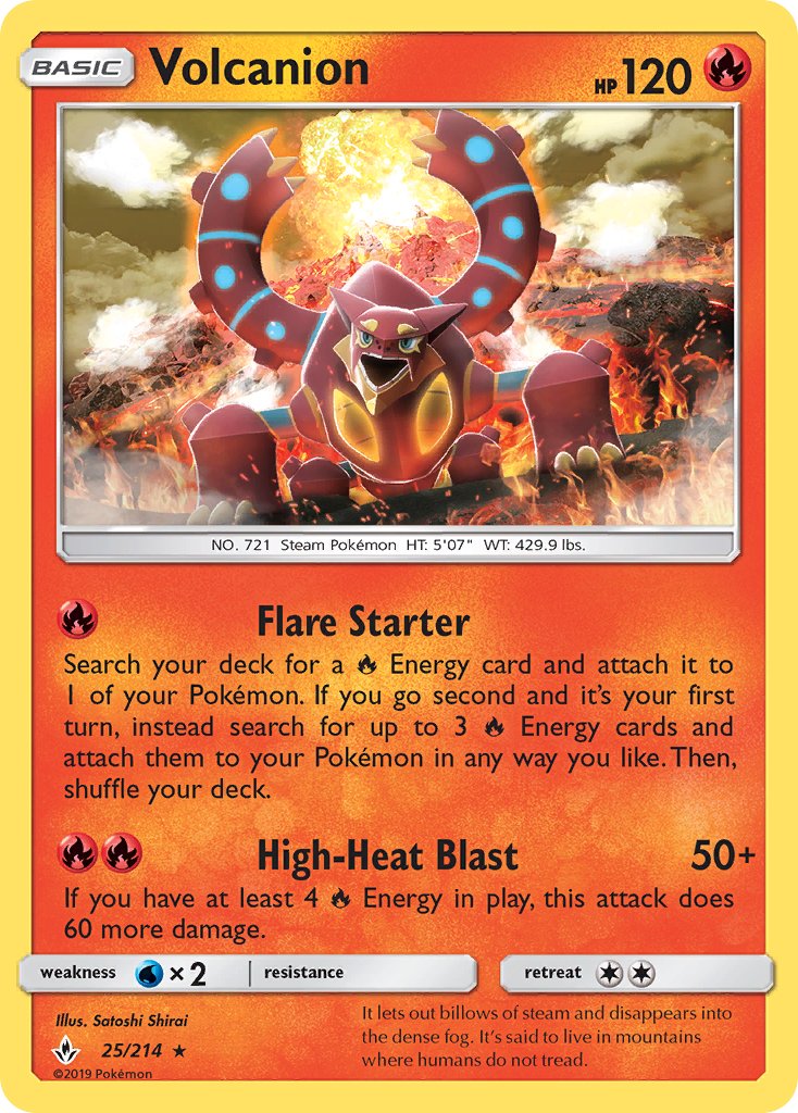 Volcanion (25/214) (Theme Deck Exclusive) [Sun & Moon: Unbroken Bonds] | Fandemonia Ltd