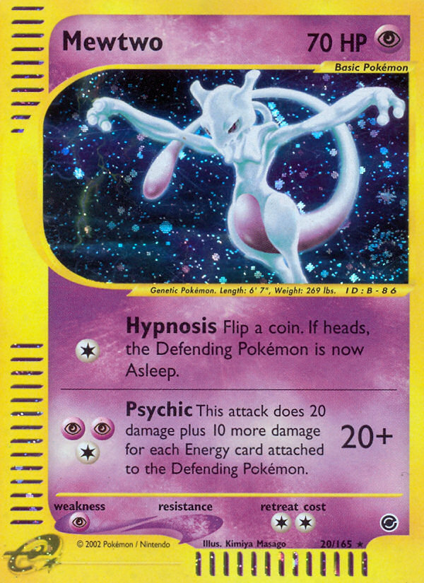 Mewtwo (20/165) [Expedition: Base Set] | Fandemonia Ltd