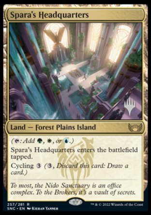 Spara's Headquarters (Promo Pack) [Streets of New Capenna Promos] | Fandemonia Ltd