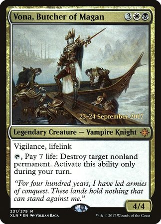 Vona, Butcher of Magan [Ixalan Promos] | Fandemonia Ltd