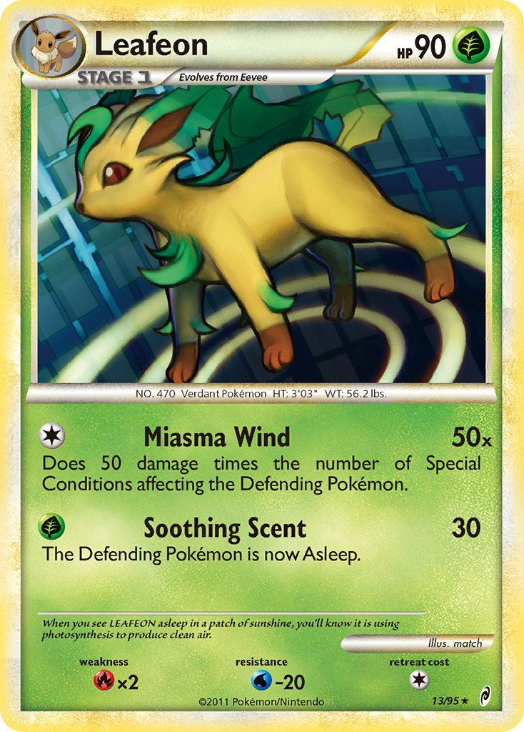 Leafeon (13/95) [HeartGold & SoulSilver: Call of Legends] | Fandemonia Ltd