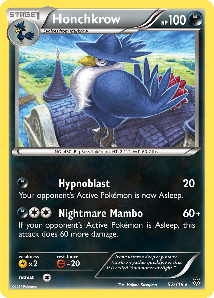 Honchkrow (52/119) [XY: Phantom Forces] | Fandemonia Ltd