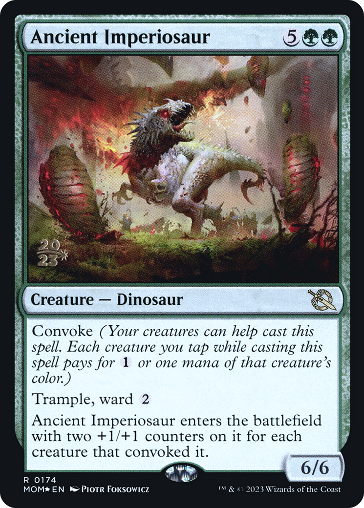 Ancient Imperiosaur [March of the Machine Prerelease Promos] | Fandemonia Ltd