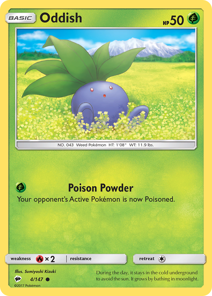 Oddish (4/147) [Sun & Moon: Burning Shadows] | Fandemonia Ltd