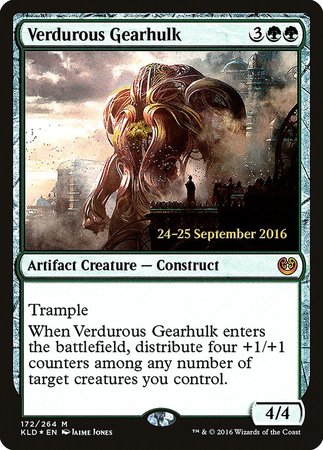 Verdurous Gearhulk [Kaladesh Promos] | Fandemonia Ltd