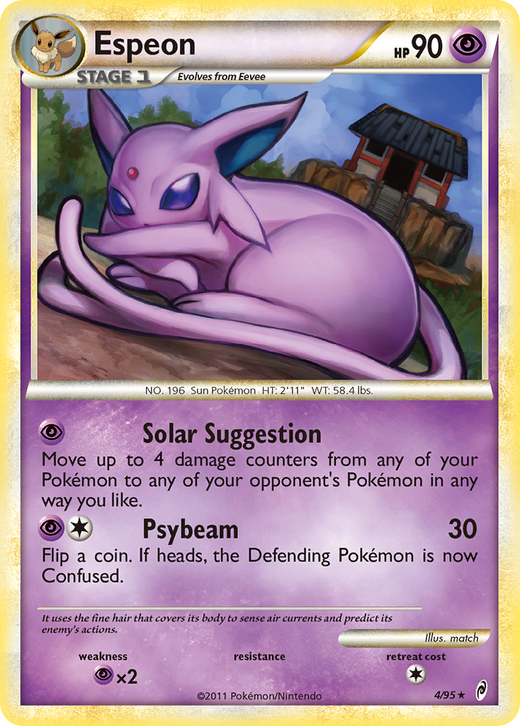 Espeon (4/95) [HeartGold & SoulSilver: Call of Legends] | Fandemonia Ltd