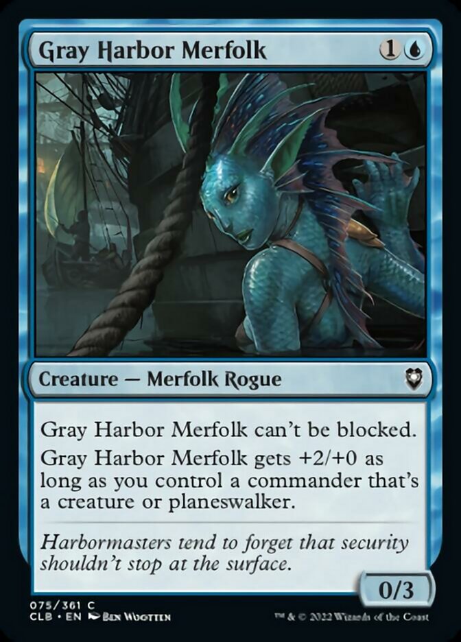 Gray Harbor Merfolk [Commander Legends: Battle for Baldur's Gate] | Fandemonia Ltd