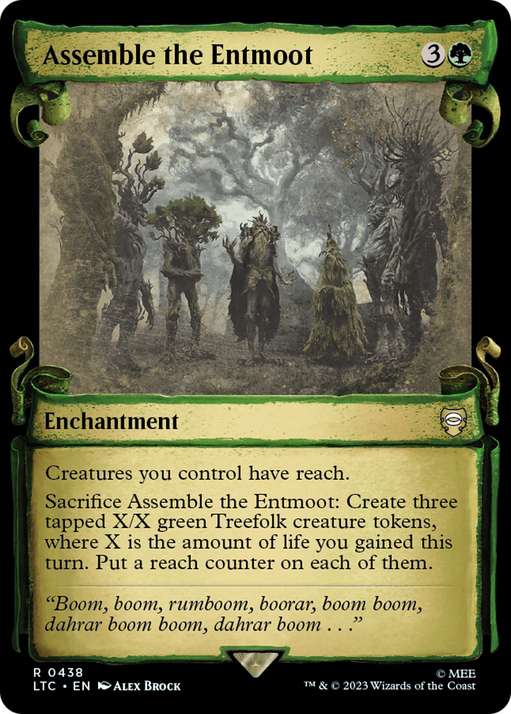 Assemble the Entmoot [The Lord of the Rings: Tales of Middle-Earth Commander Showcase Scrolls] | Fandemonia Ltd