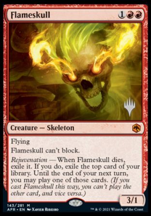 Flameskull (Promo Pack) [Dungeons & Dragons: Adventures in the Forgotten Realms Promos] | Fandemonia Ltd