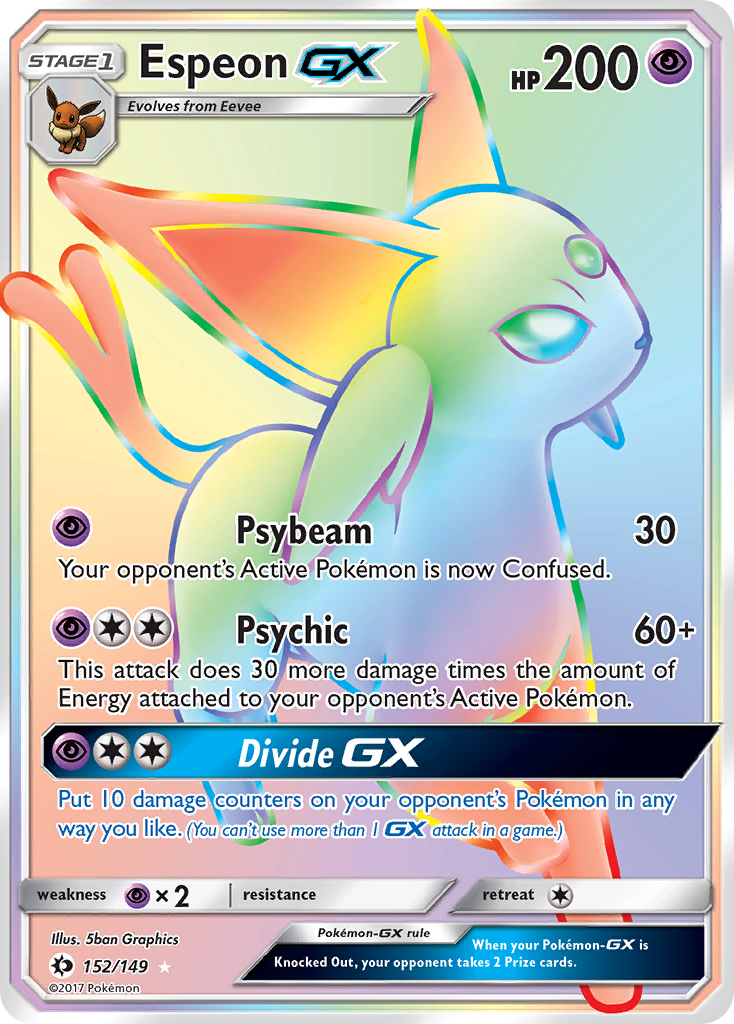 Espeon GX (152/149) [Sun & Moon: Base Set] | Fandemonia Ltd