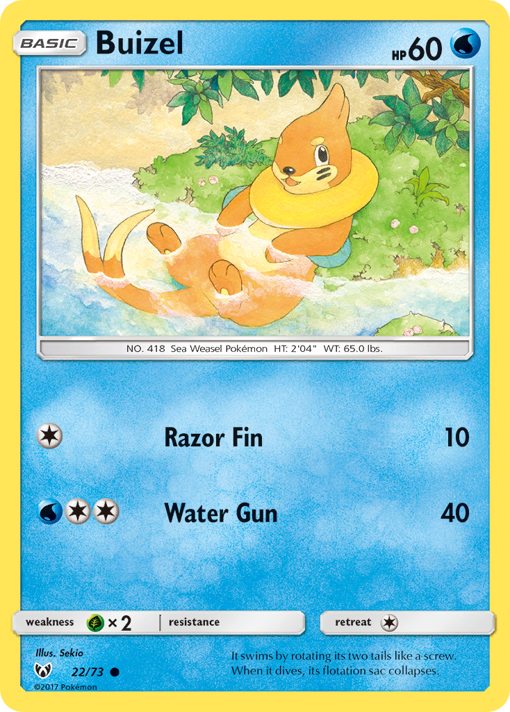 Buizel (22/73) [Sun & Moon: Shining Legends] | Fandemonia Ltd