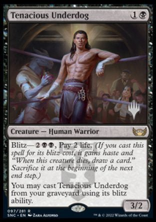 Tenacious Underdog (Promo Pack) [Streets of New Capenna Promos] | Fandemonia Ltd