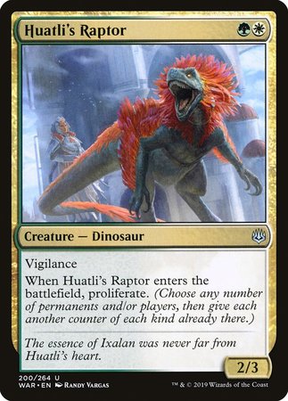 Huatli's Raptor [War of the Spark] | Fandemonia Ltd