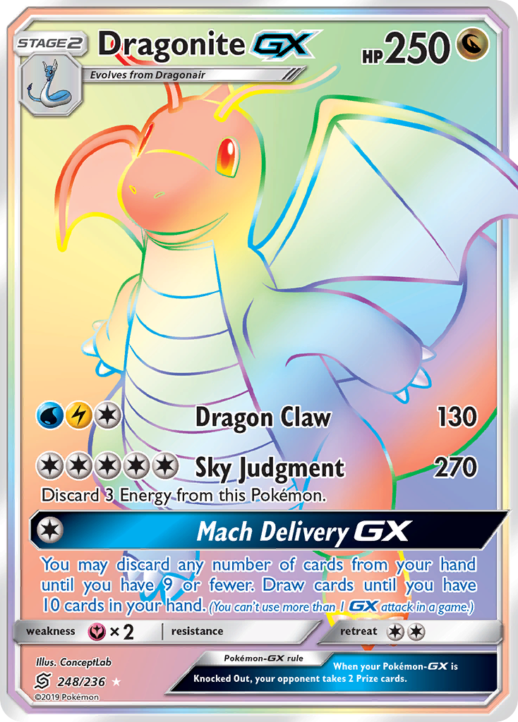 Dragonite GX (248/236) [Sun & Moon: Unified Minds] | Fandemonia Ltd