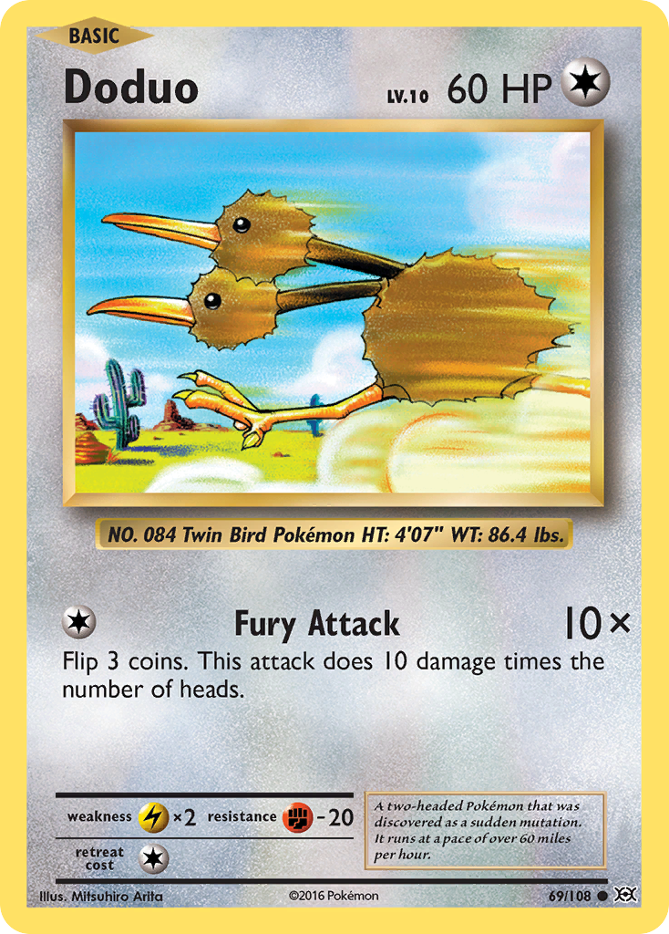 Doduo (69/108) [XY: Evolutions] | Fandemonia Ltd