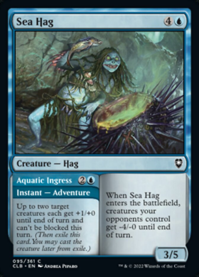 Sea Hag // Aquatic Ingress [Commander Legends: Battle for Baldur's Gate] | Fandemonia Ltd