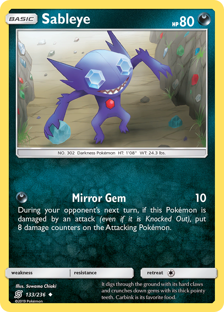 Sableye (133/236) [Sun & Moon: Unified Minds] | Fandemonia Ltd