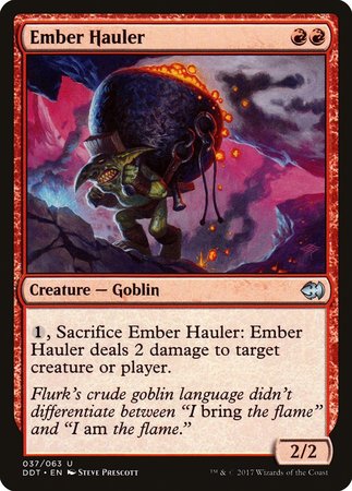 Ember Hauler [Duel Decks: Merfolk vs. Goblins] | Fandemonia Ltd