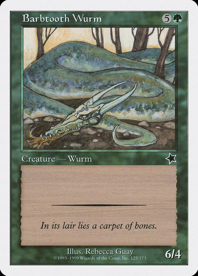 Barbtooth Wurm [Starter 1999] | Fandemonia Ltd