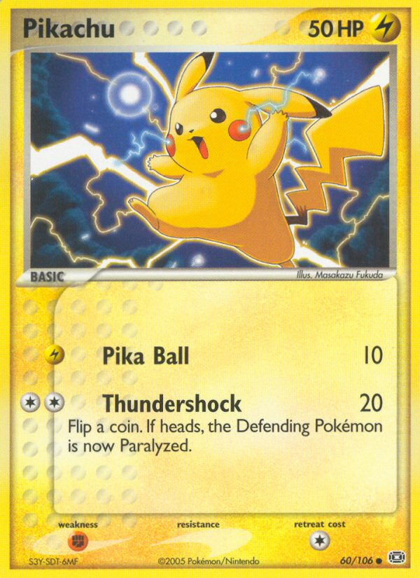 Pikachu (60/106) [EX: Emerald] | Fandemonia Ltd