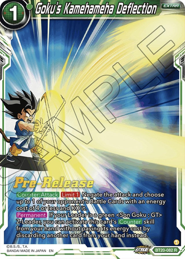 Goku's Kamehameha Deflection (BT20-082) [Power Absorbed Prerelease Promos] | Fandemonia Ltd