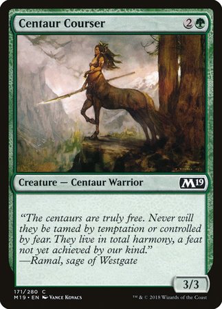 Centaur Courser [Core Set 2019] | Fandemonia Ltd