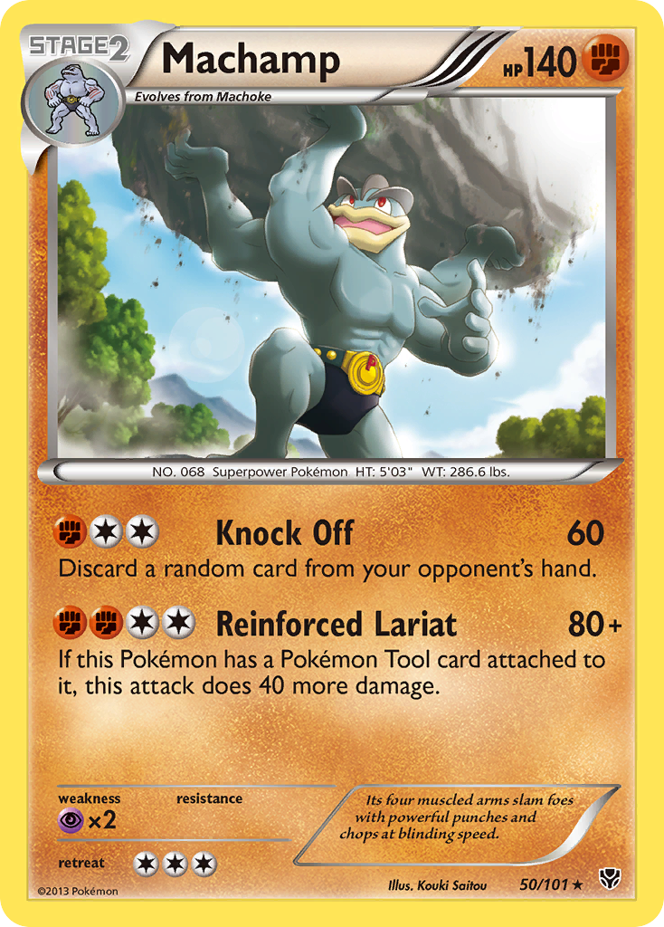 Machamp (50/101) [Black & White: Plasma Blast] | Fandemonia Ltd