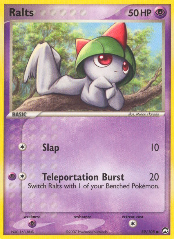 Ralts (59/108) [EX: Power Keepers] | Fandemonia Ltd