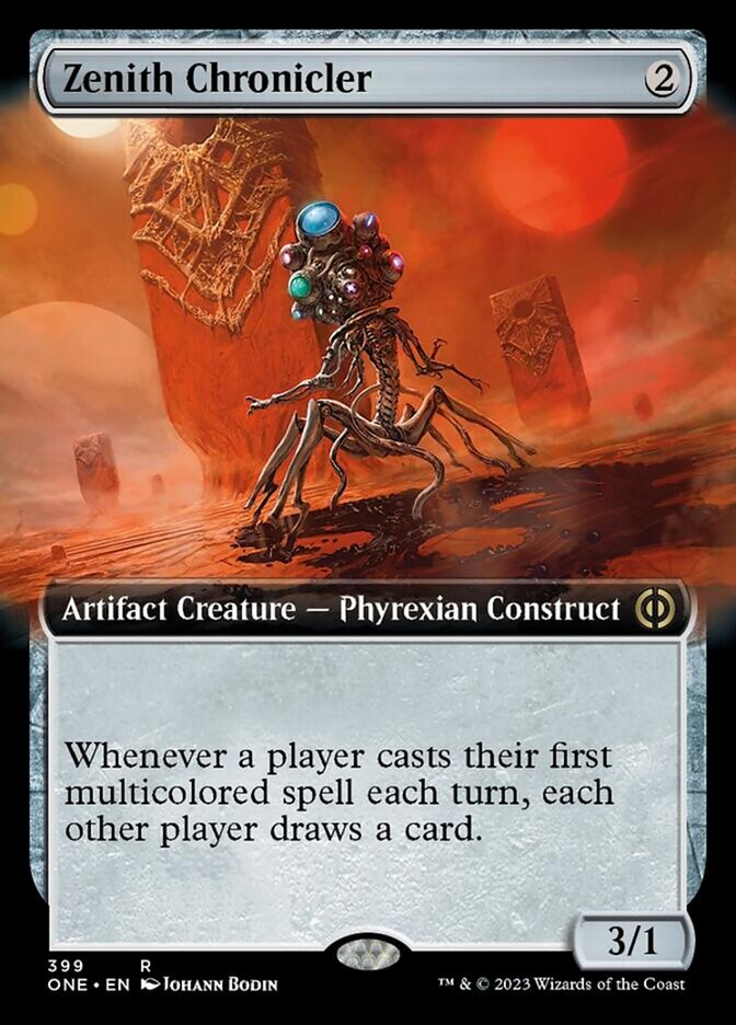 Zenith Chronicler (Extended Art) [Phyrexia: All Will Be One] | Fandemonia Ltd