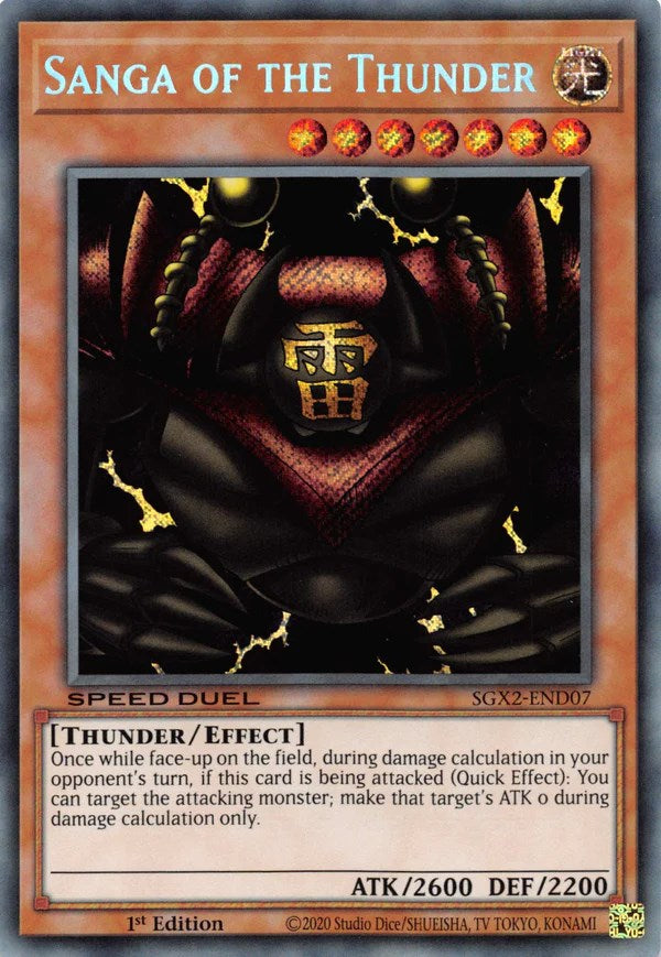 Sanga of the Thunder [SGX2-END07] Secret Rare | Fandemonia Ltd