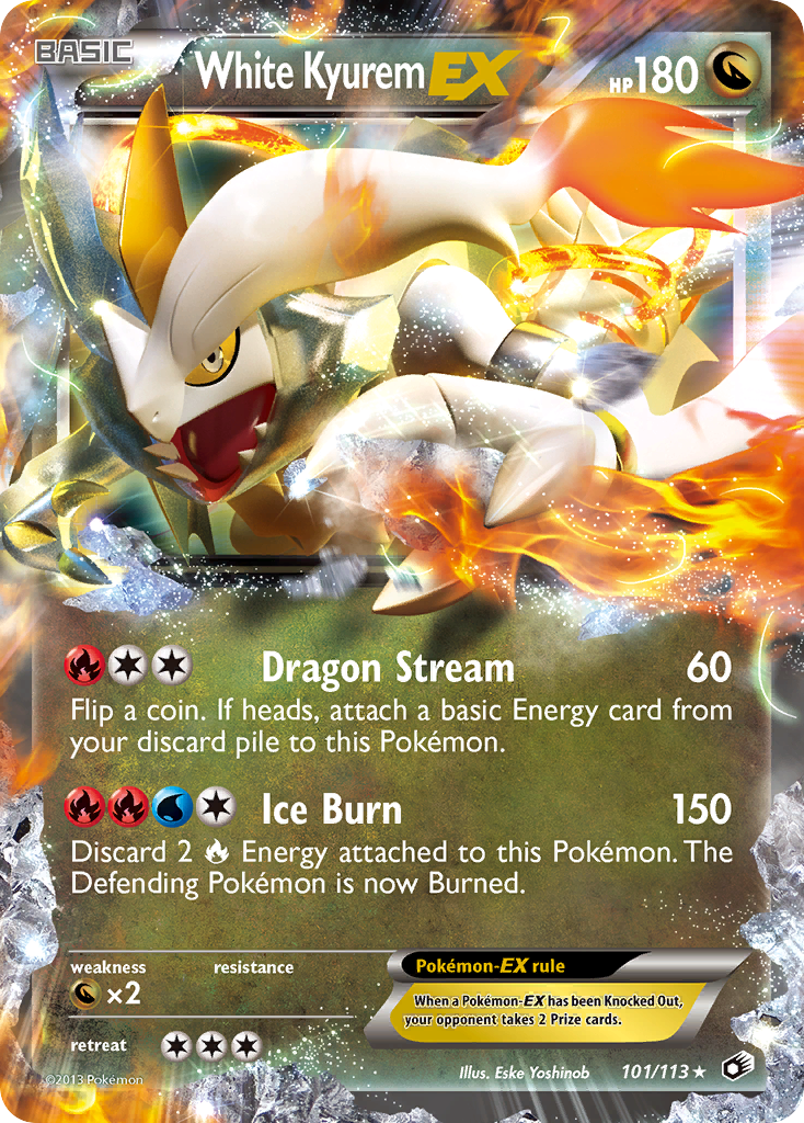 White Kyurem EX (101/113) [Black & White: Legendary Treasures] | Fandemonia Ltd