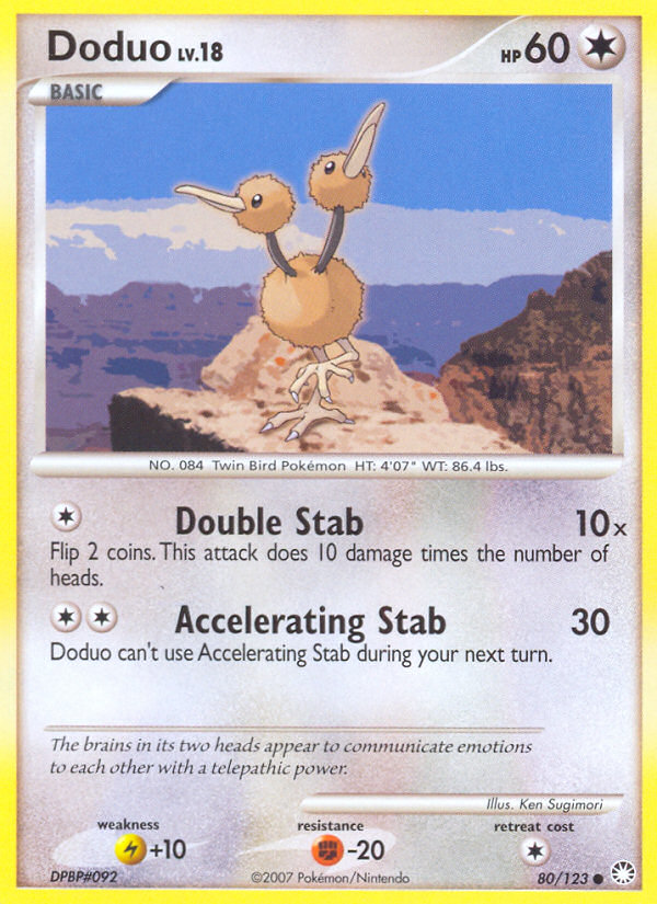 Doduo (80/123) [Diamond & Pearl: Mysterious Treasures] | Fandemonia Ltd