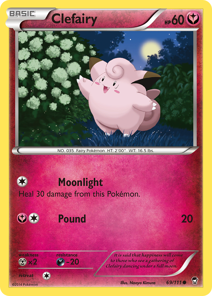 Clefairy (69/111) [XY: Furious Fists] | Fandemonia Ltd